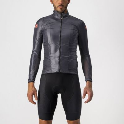 Castelli Aria Shell Cycling Jacket  - Dark Gray