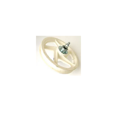 12" Plastic Wheel - Front White