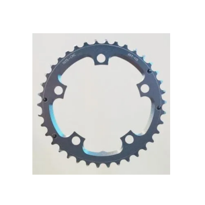 38T X 110 Bcd 9/10 Speed Alloy Chain Ring - Silver
