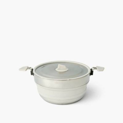 Sea To Summit Detour Stainless Steel Collapsible Pot - 5L Grey