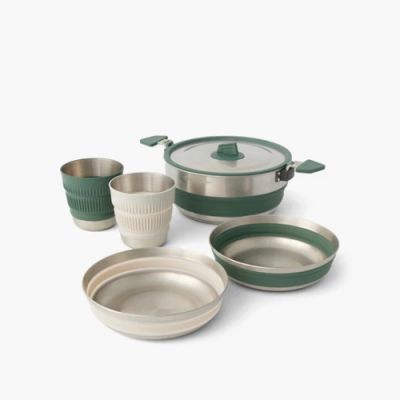 Sea To Summit Detour Stainless Steel One Pot Cook Set - 5 Piece