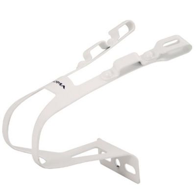 White Toe Clips - Double Strap - CLEARANCE