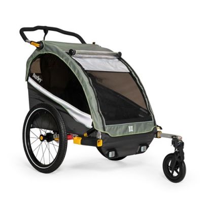 Burley D-Lite X Double Trailer - Green - MEGA DEAL