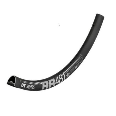 DT Swiss RR481 Db Rim - 700C 24H Black (22 Wide)