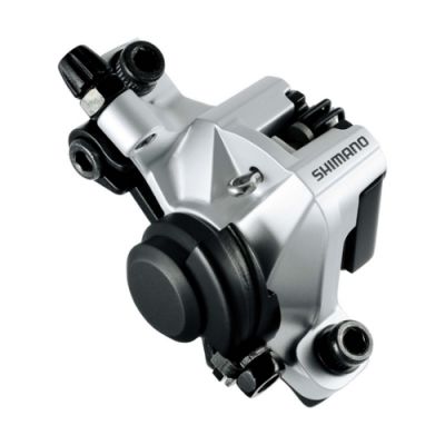 Shimano BR-M375 Disc Brake Caliper with O Rotor with O Adapter Silver