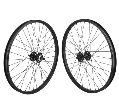 Wheelsmith 24" Black Wheels - Nutted - Flip Flop