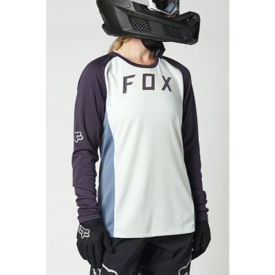 Fox Womens Defend Long Sleeve Jersey - SUPER SALE 