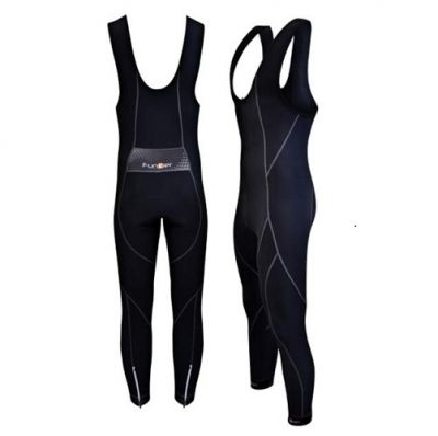Saluzzo Mens Full Length Thermal Cycling Bibs