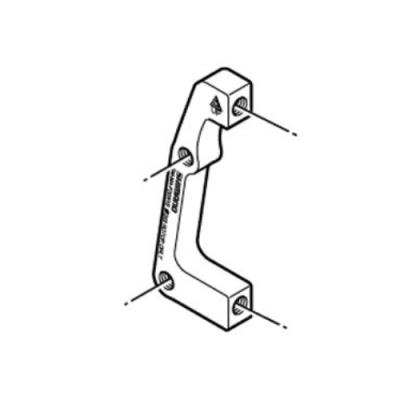 Shimano SM-MA-F203-Ps Caliper Post Adapter - 203MM