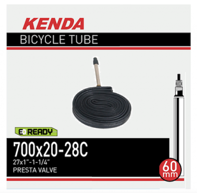 Kenda 700 x 20/28 Tube - FV 60mm - CLEARANCE