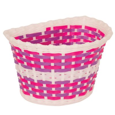 Kids Bike Basket - Pink/Purple