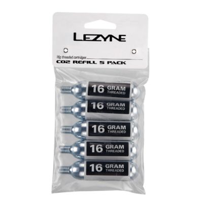 Lezyne 16G Co2 Cylinder - 5 Pack SUPER SALE