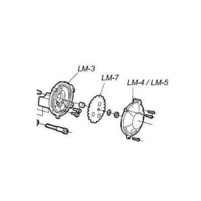Minoura 3 Bolt Cable Unit With Trigger