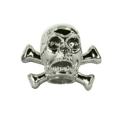 Skull Valve Caps AV - Pair