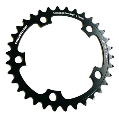 Road Stronglight 34T 110Mm Bcd 9/10 Speed Chainring - Black