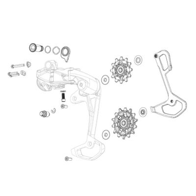 Sram Rear Derailleur COVER KIT - XXSL T-TYPE EAGLE - SUPER SALE