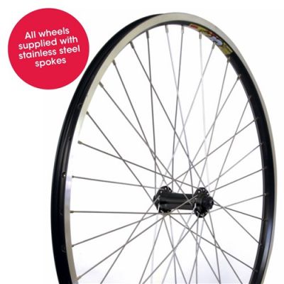 Wheel - MTB Alloy  27.5" Front Black